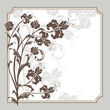 vector floral frame