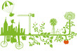 green city under construction