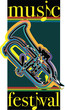 Music festival illustration