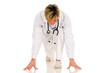 female doctor on the grid