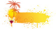 Grunge summer banner Grunge summer banner