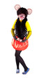 A girl dressed as a mouse A girl dressed as a mouse