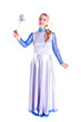 Girl dressed as magic fairy Girl dressed as magic fairy