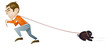gassi hund cartoon