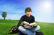 Boy Read a Book
