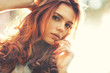 Young woman outdoors portrait Young woman outdoors portrait