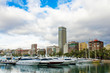 Boats and yachts in marina, Santa Barbara, Alicante, Spain Boats and yachts in marina, Santa Barbara, Alicante, Spain