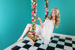 Fantasy Woman on Swing