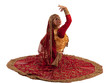 Beauty girl posing in indian costume