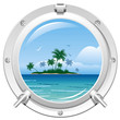 Porthole with sea view