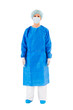 "female surgeon standing with coat