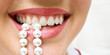 Photo: snow-white pearls of teeth snow-white pearls of teeth