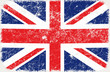 vector grunge styled flag of united kingdom