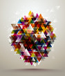 Abstract Triangle Banner.