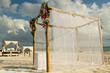 flower arrangement on wedding arch mexico flower arrangement on wedding arch mexico