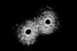 bullet holes real isolated on black bullet holes real isolated on black