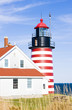 West Quoddy Head Lighthouse, Maine, USA