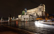 night on  Rome plazza Venezia