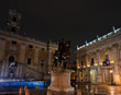 Roma piazza del campidoglio on night