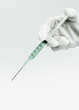 Holding syringe