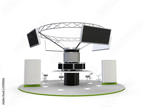 Illustration: messestand messestand