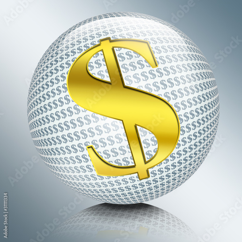 Illustration: golden bucks 3d golden bucks 3d