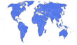 Blaues welt