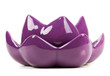 Candle in the form of porcelain violet