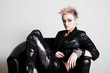 Photo: Attractive Young Woman in Punk Attire Attractive Young Woman in Punk Attire