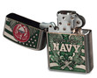 ����: Benzin-Feuerzeug US Army Navy aufgeklappt � Dolph #31124910