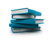 PILE DE LIVRES BLEU