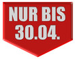 Marker rot Pfeil unten NUR BIS 30.04.