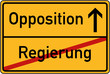 Ortstafel Regierung und Opposition