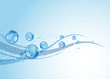 White Water Background, vector