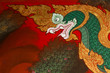 Art thai painting on wall in temple. Art thai painting on wall in temple.