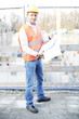 Bauleiter am Arbeitsplatz