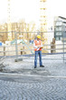 Bauleiter am Arbeitsplatz
