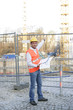 Bauleiter am Arbeitsplatz