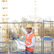 Bauleiter am Arbeitsplatz