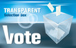 transparent election box