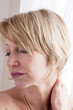 Portrait of a pensive mature woman