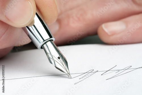 Photo: Die Unterschrift Die Unterschrift