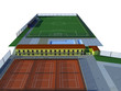 centro sportivo rendering 3d calcio tennis centro sportivo rendering 3d calcio tennis