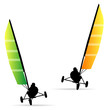 Vector: char à voile char à voile