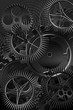 Uhrwerk, abstrakt