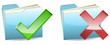 blue folder