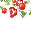 Fresh Healthy Vegetables Border Fresh Healthy Vegetables Border