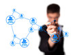 diagram showing social networking concept diagram showing social networking concept