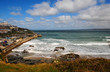Newquay beach and harbour