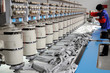 Textile equipment in the workshop